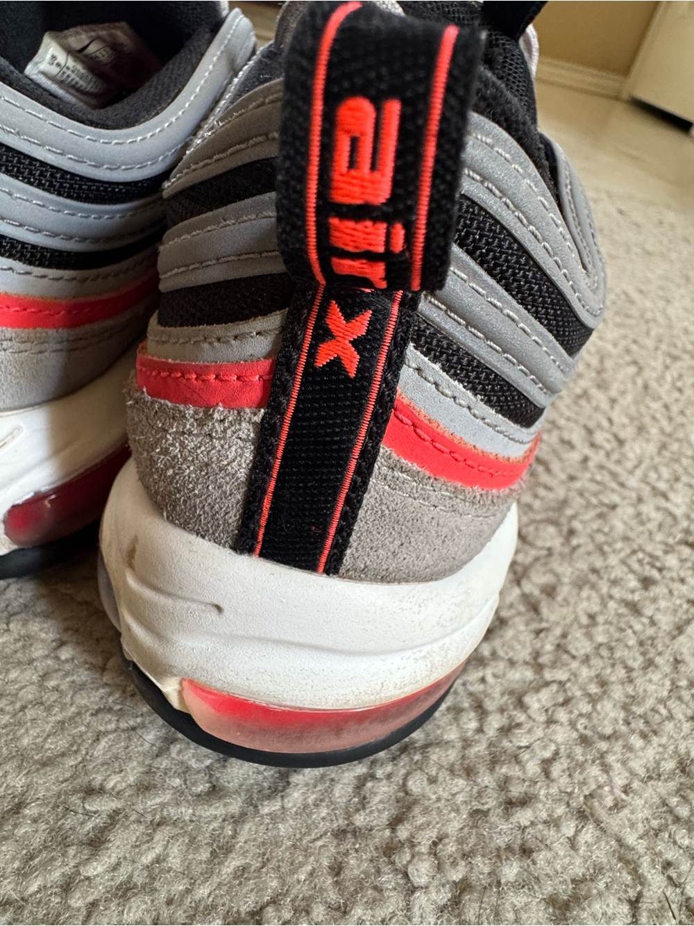 Nike Air Max 97 shoes Black gray air 97 men’s tag sneaker Running Basketball Air - Picture 2 of 10